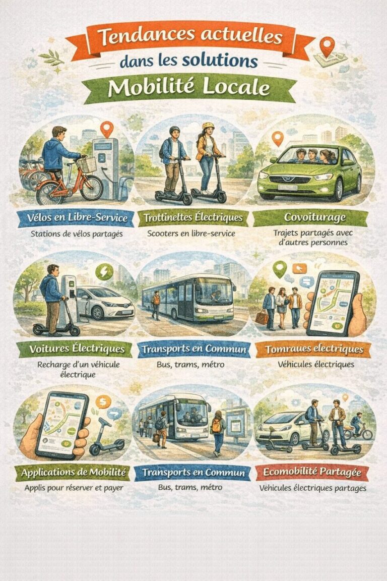Mobilité locale : tendances et solutions durables